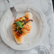 Sand Glänzend flacher Teller