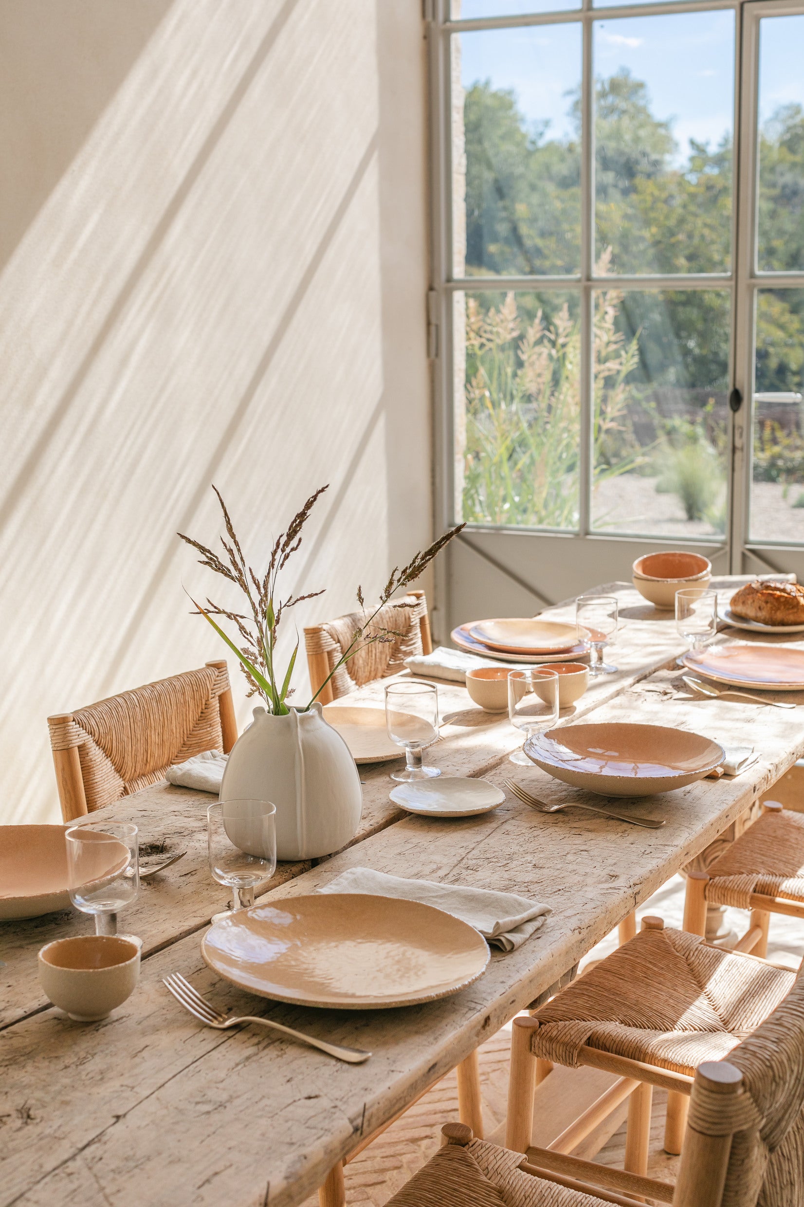 blanc peach flat plate