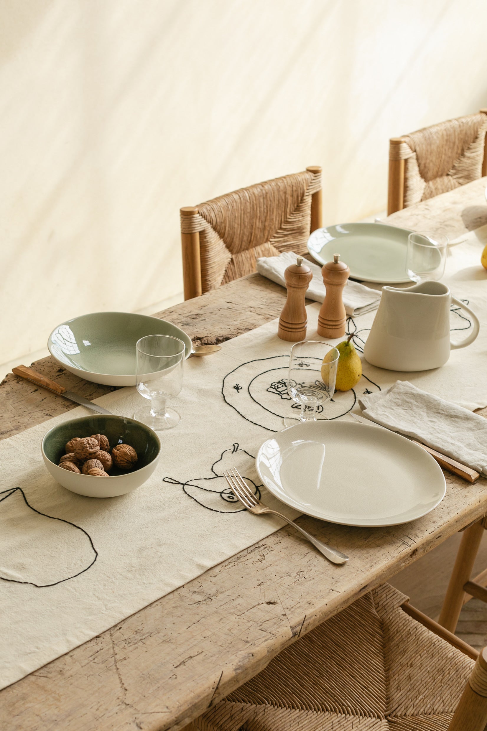 assiette plate quartz