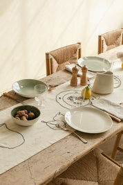 assiette plate quartz