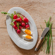 oval dish in sable brillant