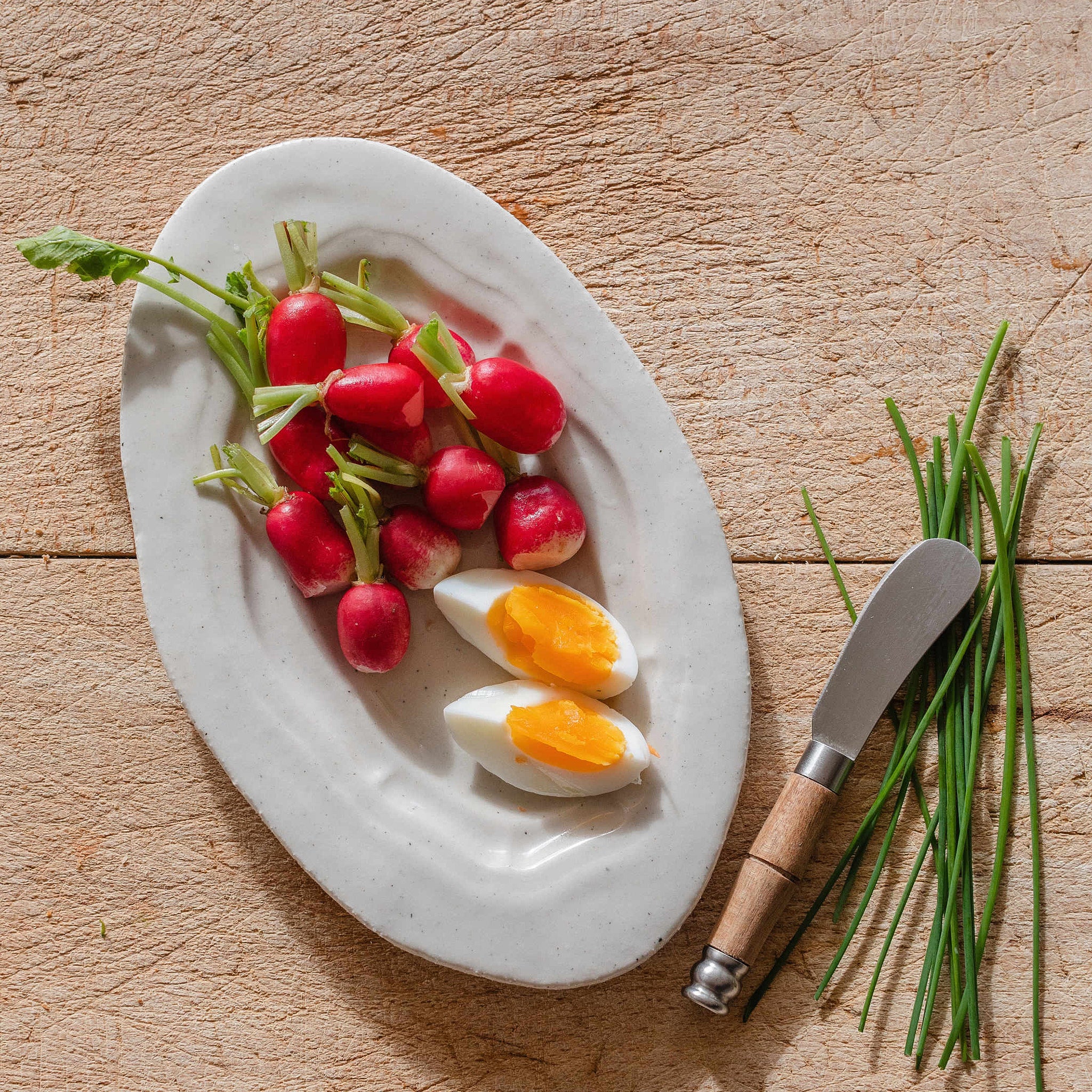 oval dish in sable brillant