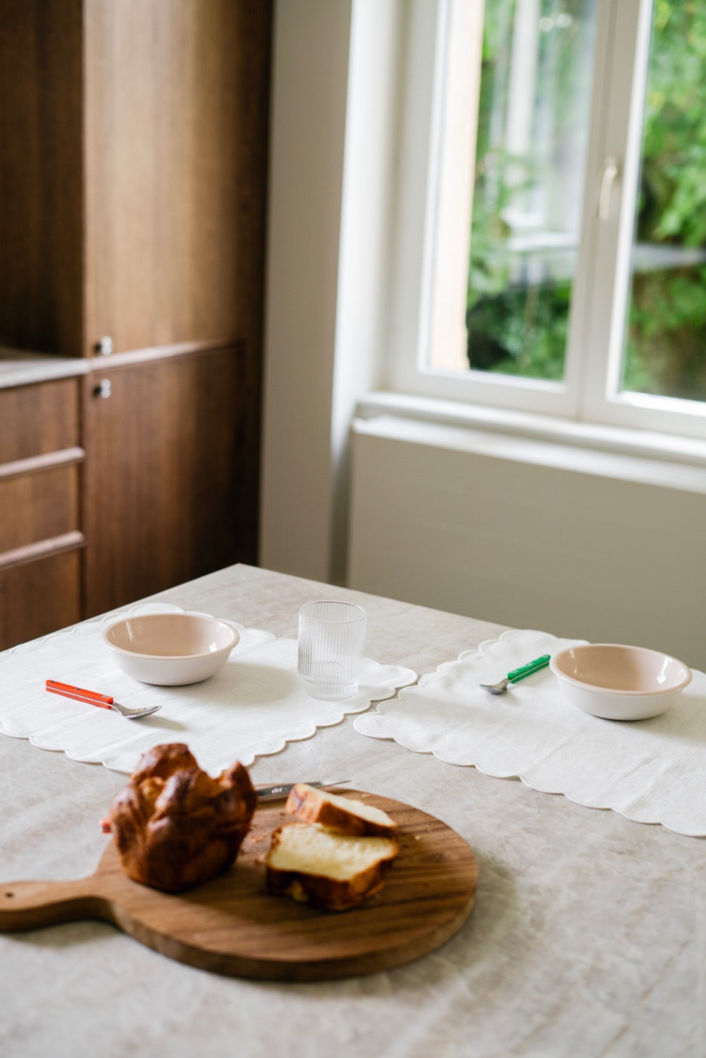 rosa Löschblatt-Rosabecher