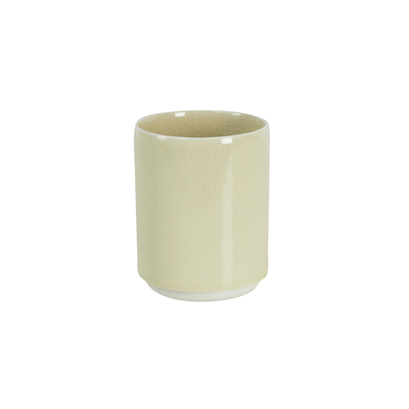 gobelet xl écru terracotta
