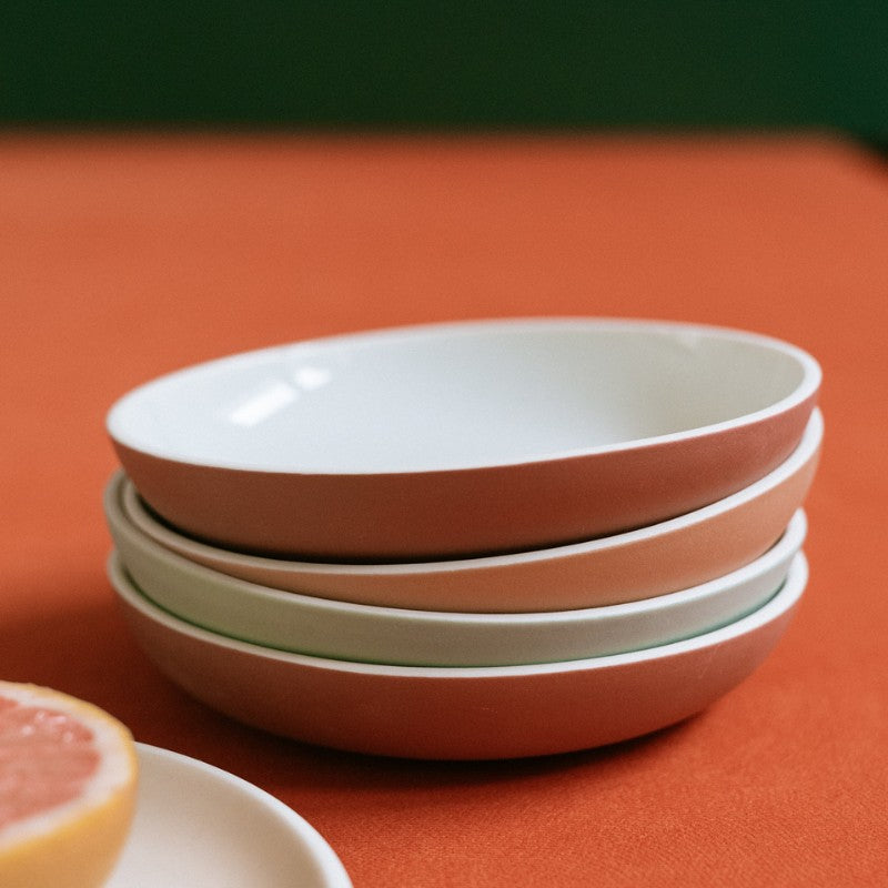 assiette pasta ciel carmin