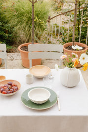 assiette creuse l pêche blanche