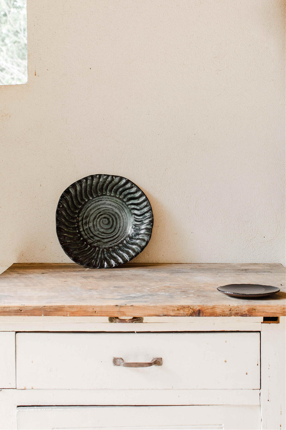 assiette creuse charbon