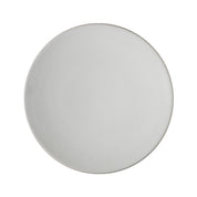 Schneeweiss flache Platte