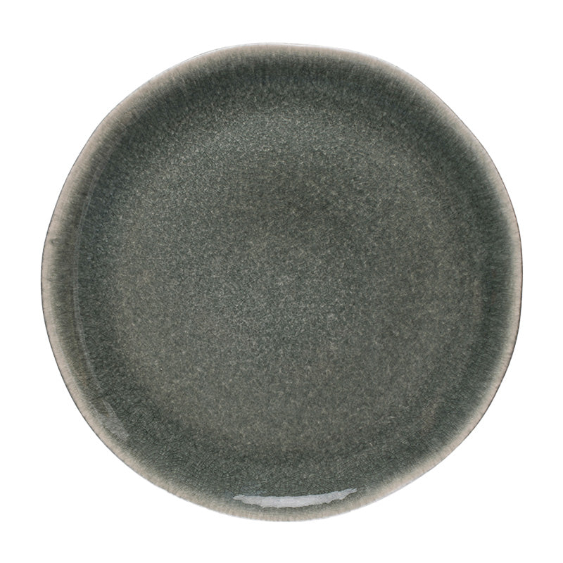 assiette de présentation orage uni