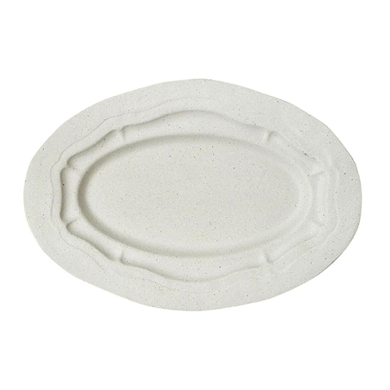 oval dish l sable mat