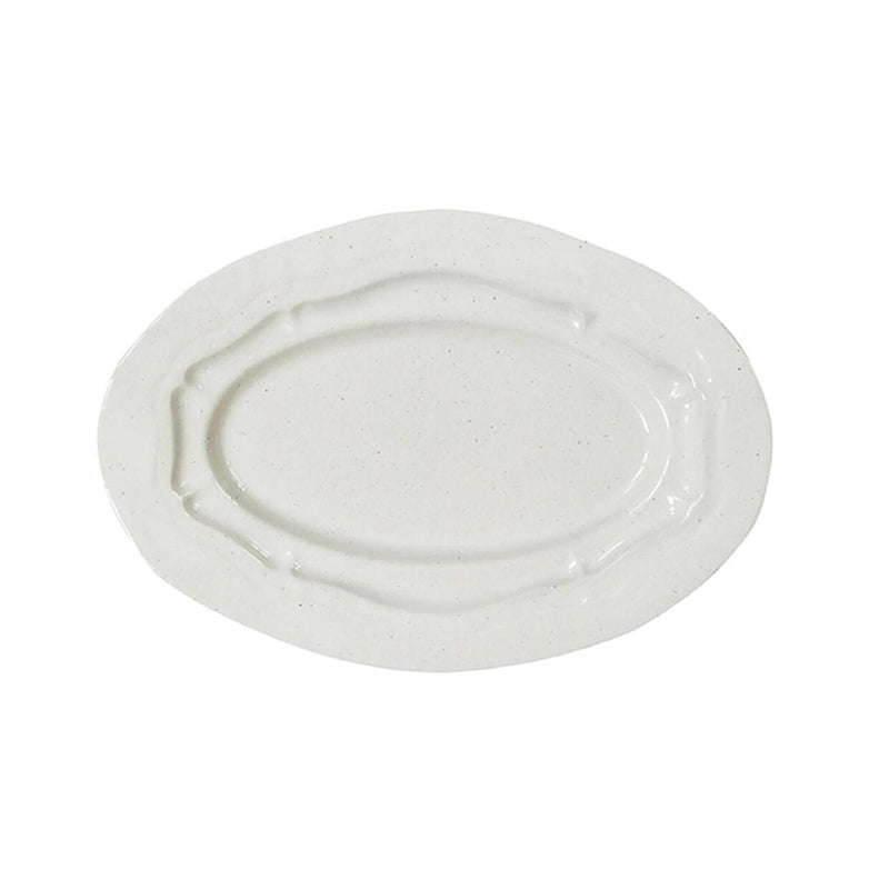 plat ovale m sable brillant