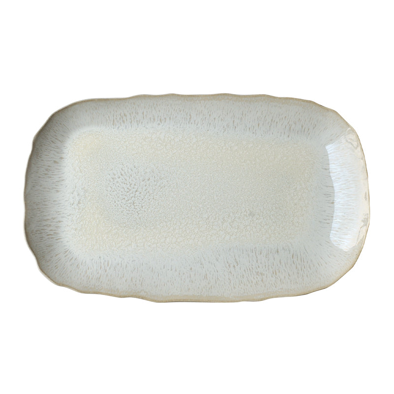 plat rectangulaire perle