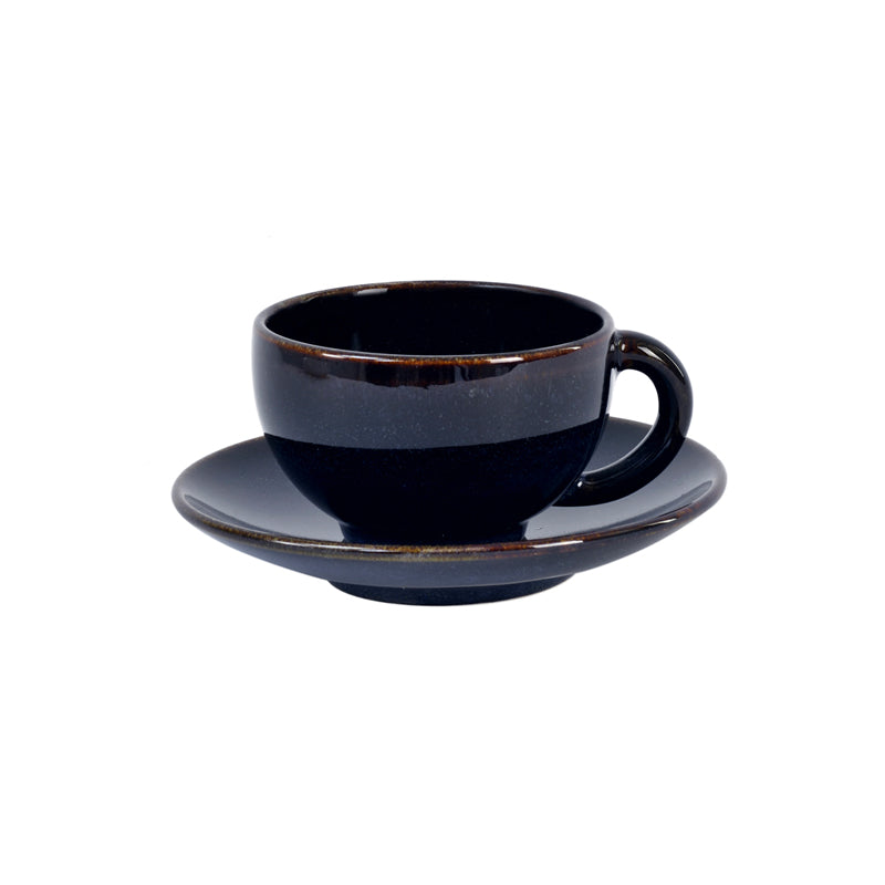 indigo cup & saucer