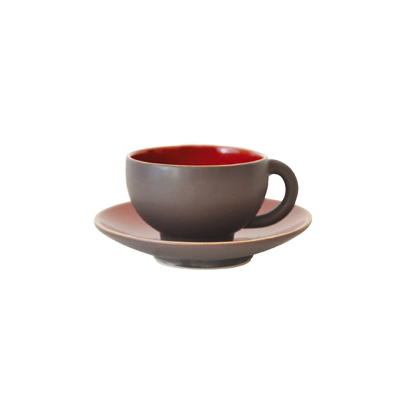 cup & saucer m cerise