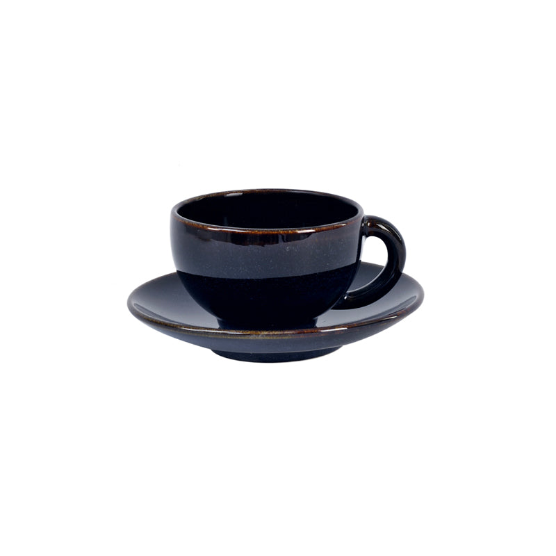 indigo cup & saucer
