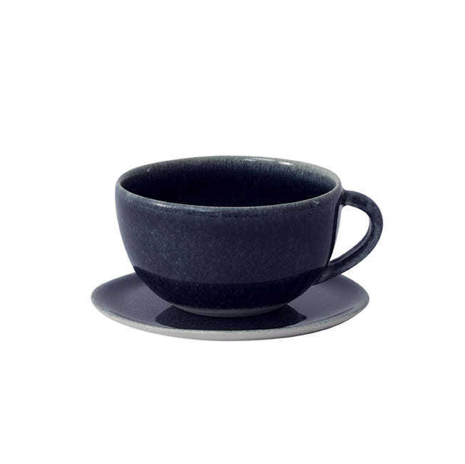 bleu nuit tea cup & saucer