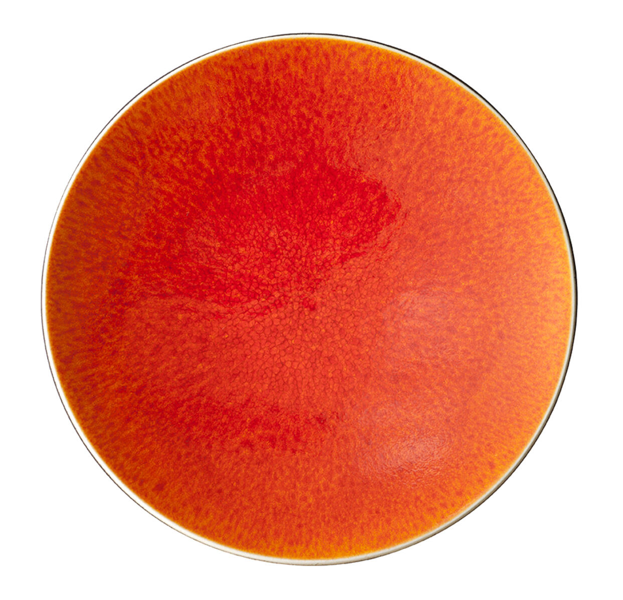 plate xl tourron orange ceramic manufacturer