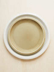 assiette de présentation craie