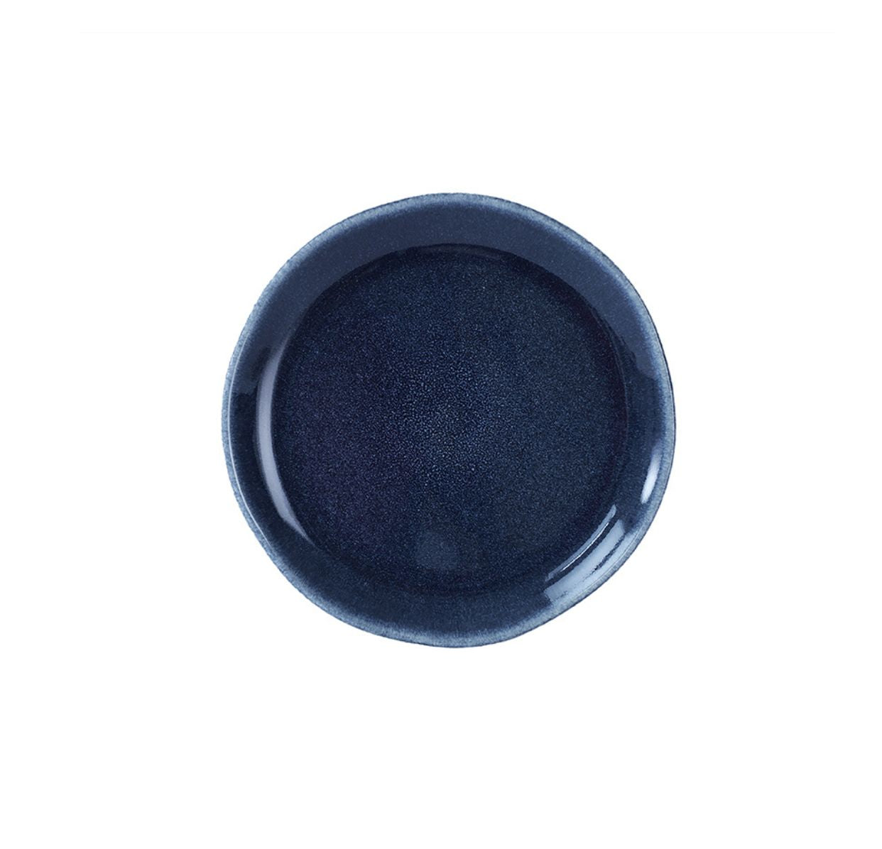 assiette à tapas bleu nuit