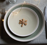 assiette à dessert sauge Epure