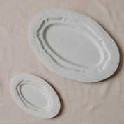 oval dish l matte sand