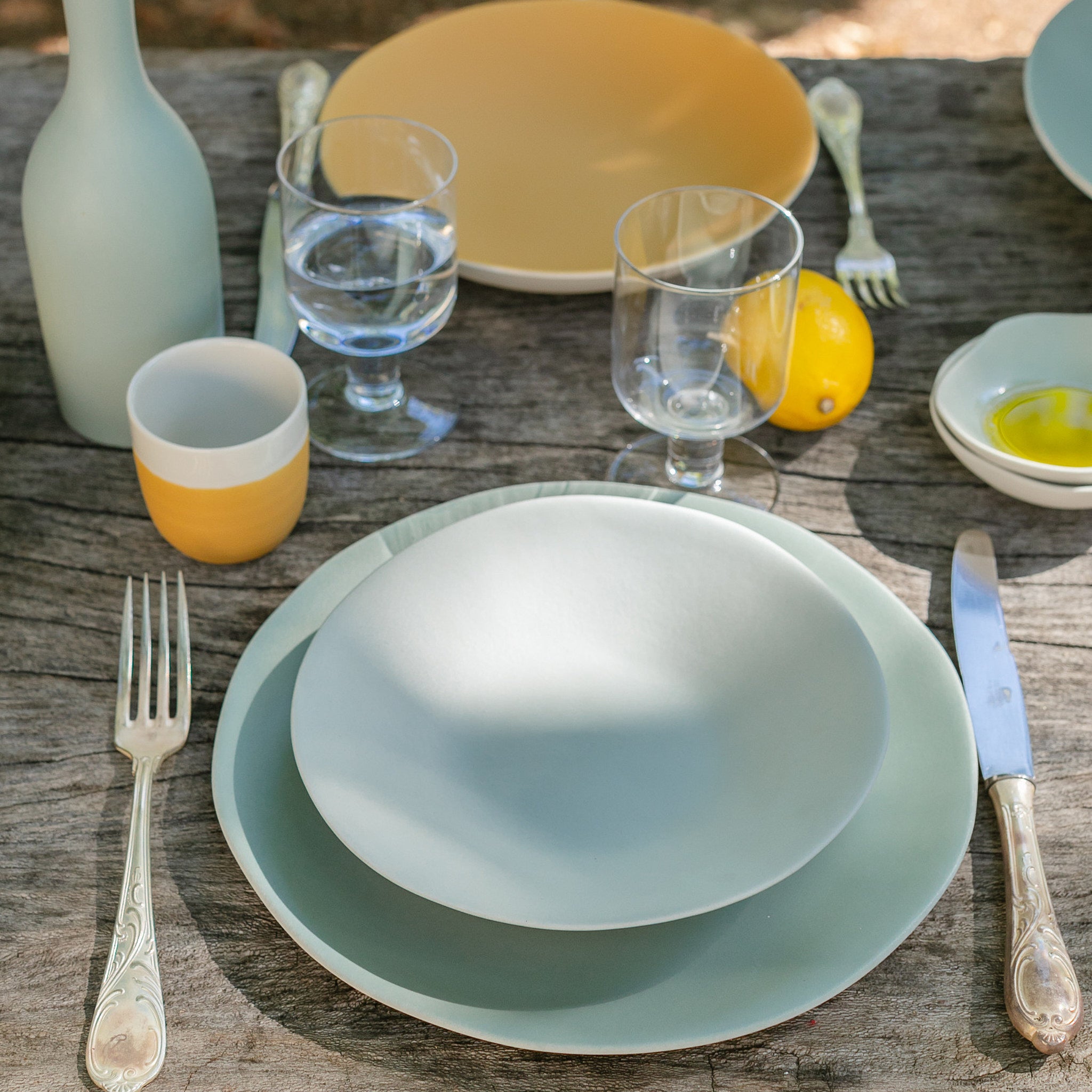 assiette plate romarin