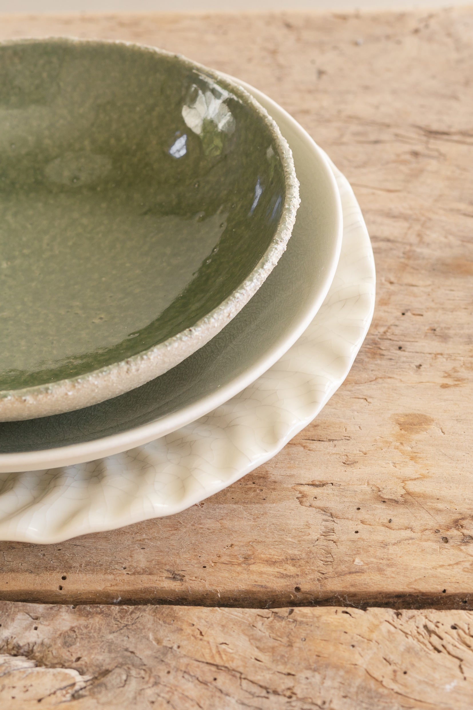 soup plate with thyme