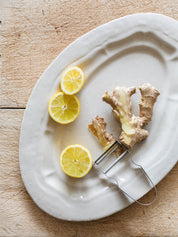 plat ovale m sable brillant-Jars Céramistes