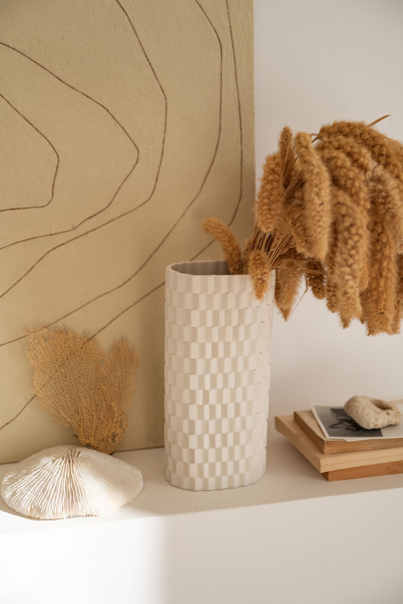 pebble vase