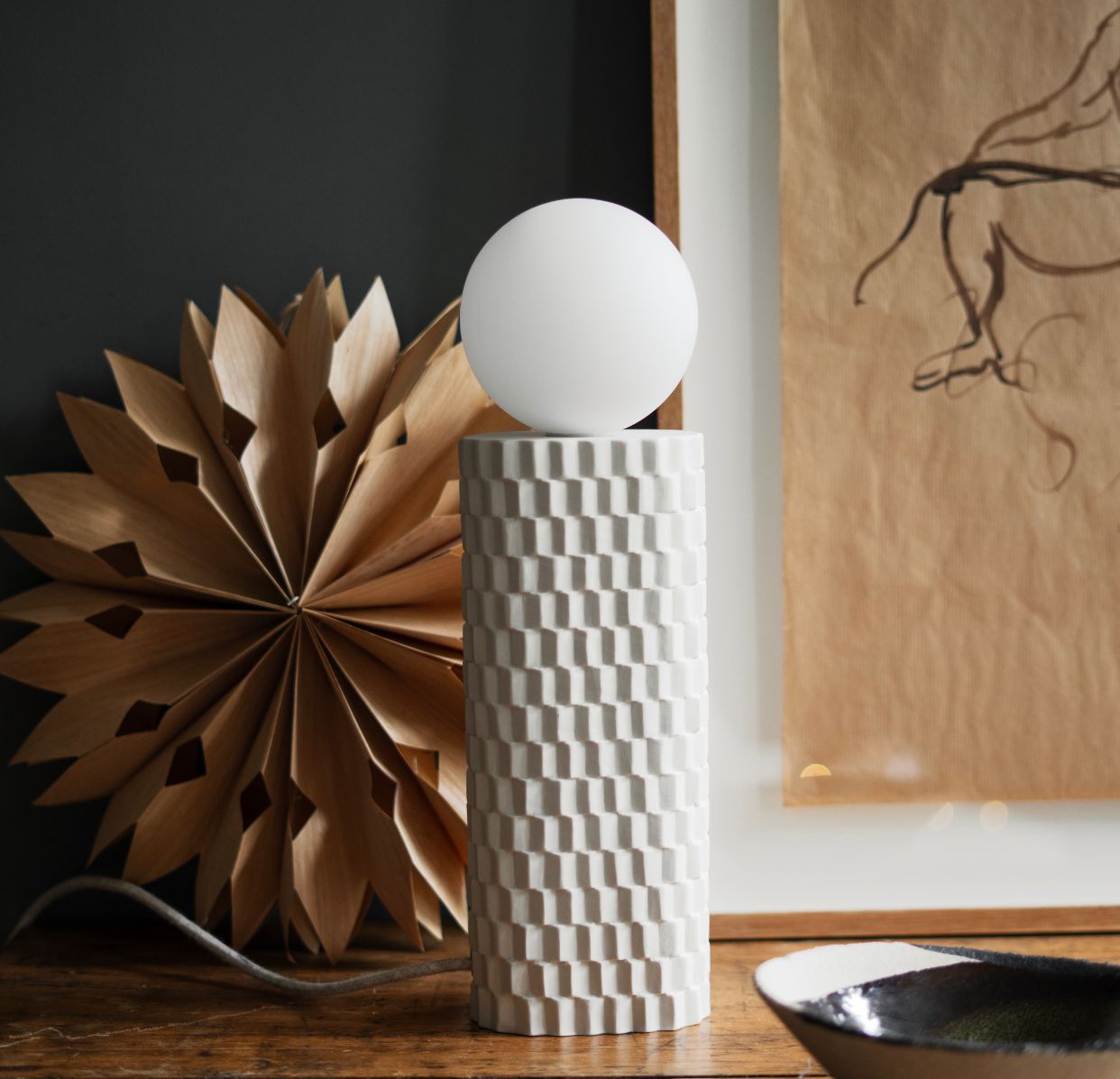 lampe l coquillage