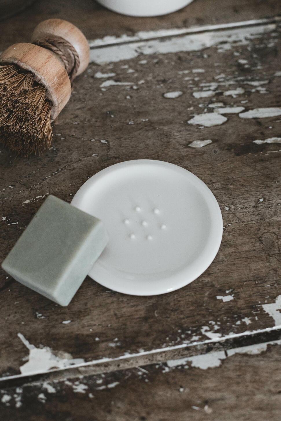 chalk soap dish