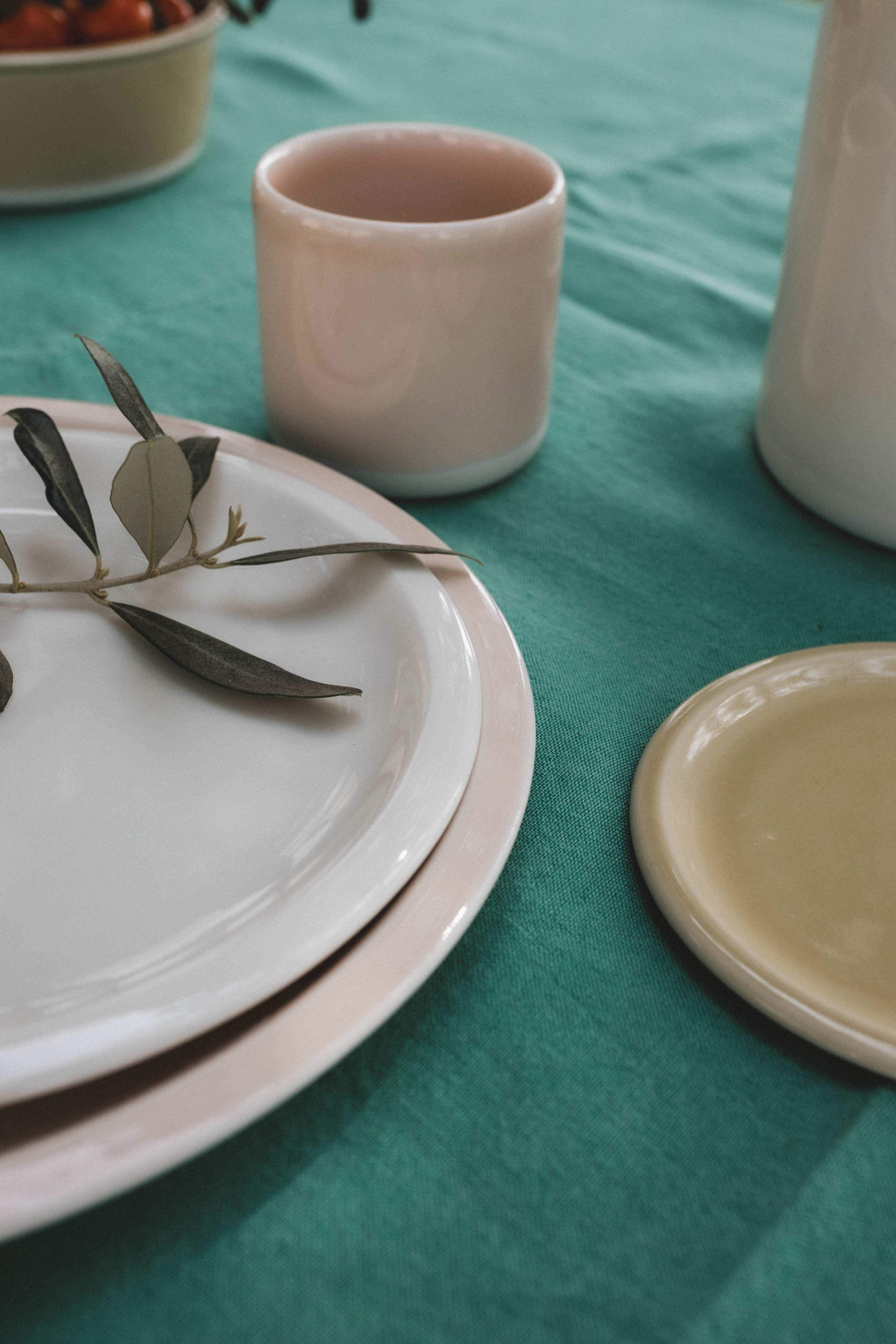 assiette plate craie