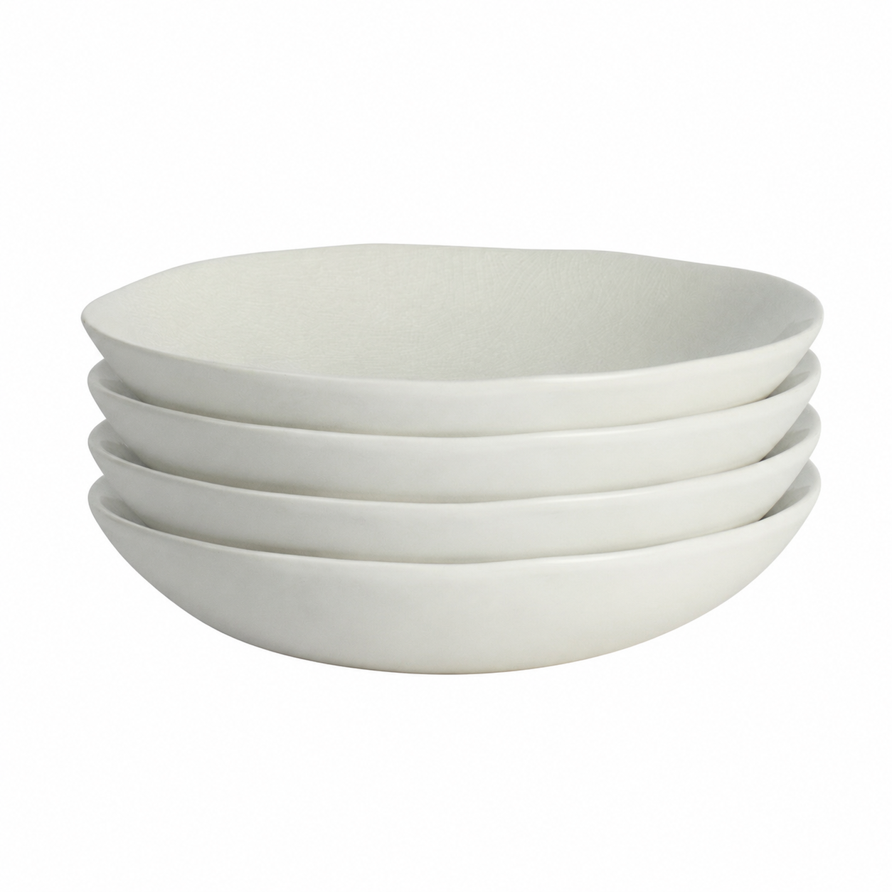 set de 4 assiettes pasta quartz