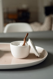 quartz sugar bowl