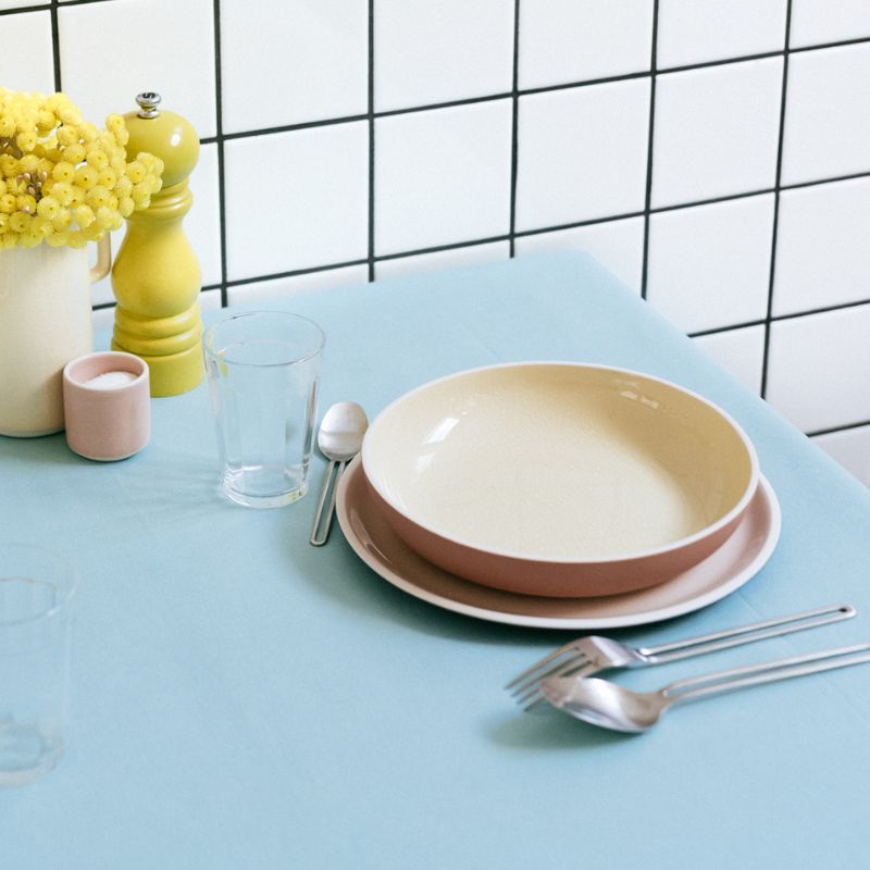 assiette plate nude cobalt