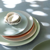 assiette à dessert pavot bleu