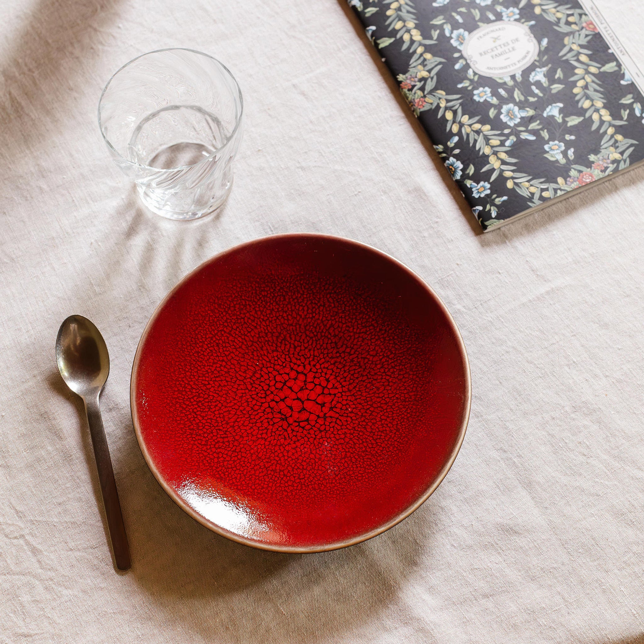 cherry dessert plate