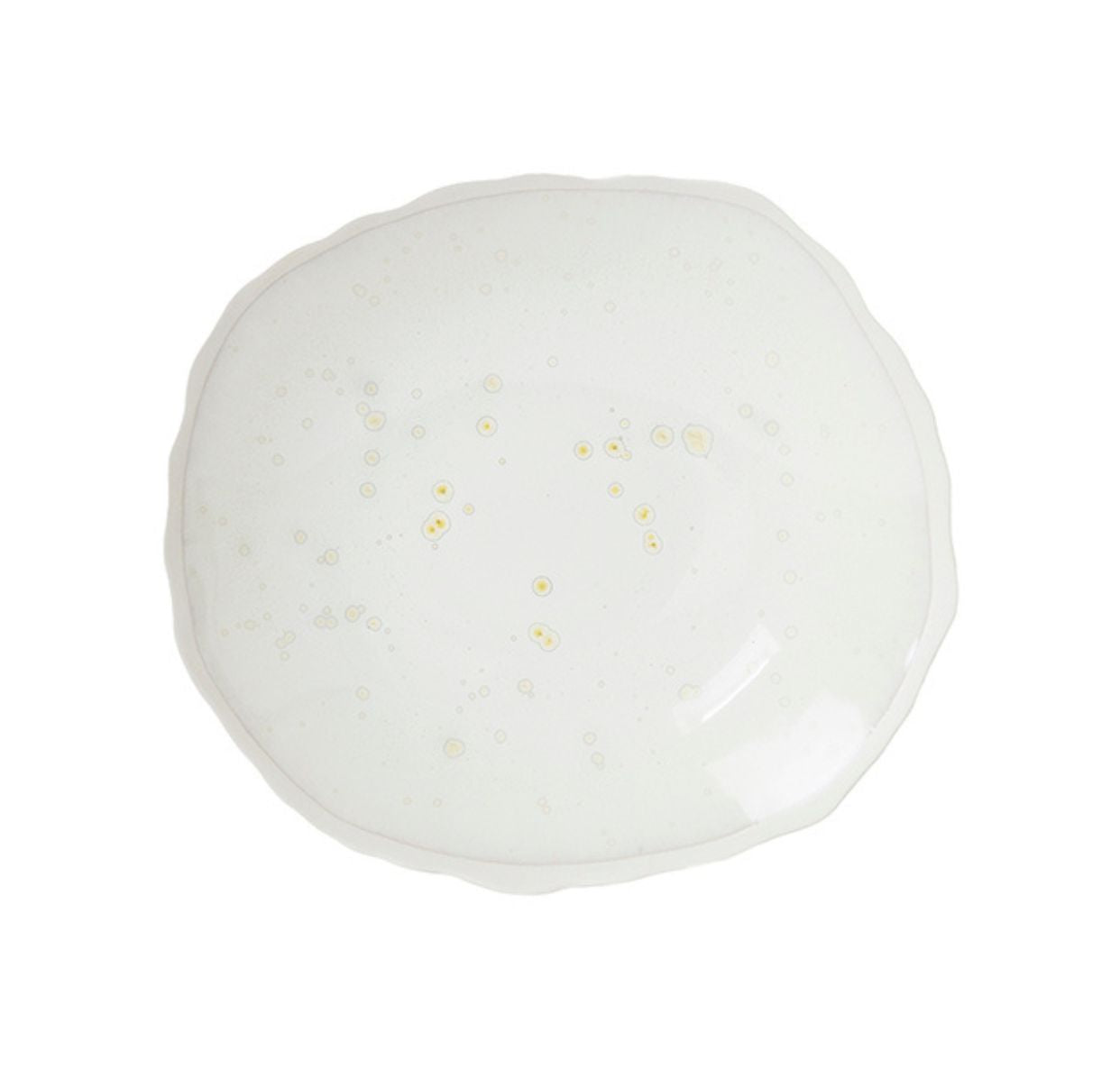 assiette plate nacre