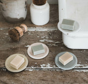 porte savon vert argile
