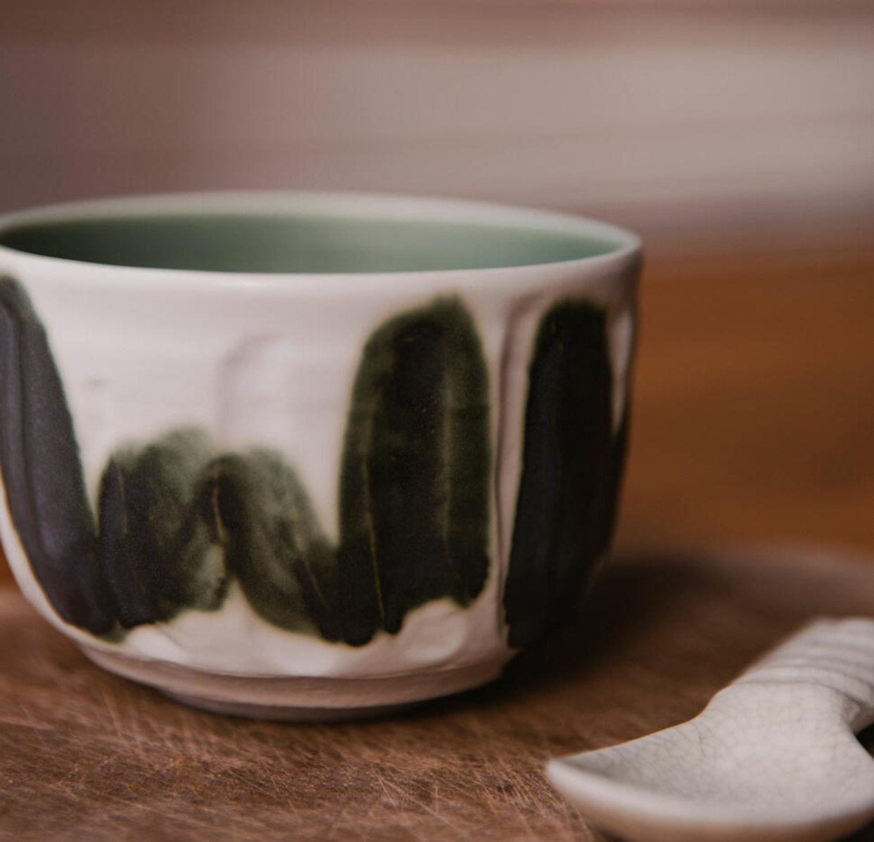 copper green bowl