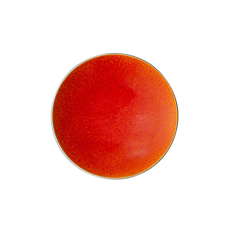 assiette à pain orange