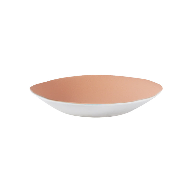 assiette creuse rhubarbe