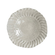 grande assiette creuse quartz craquelé