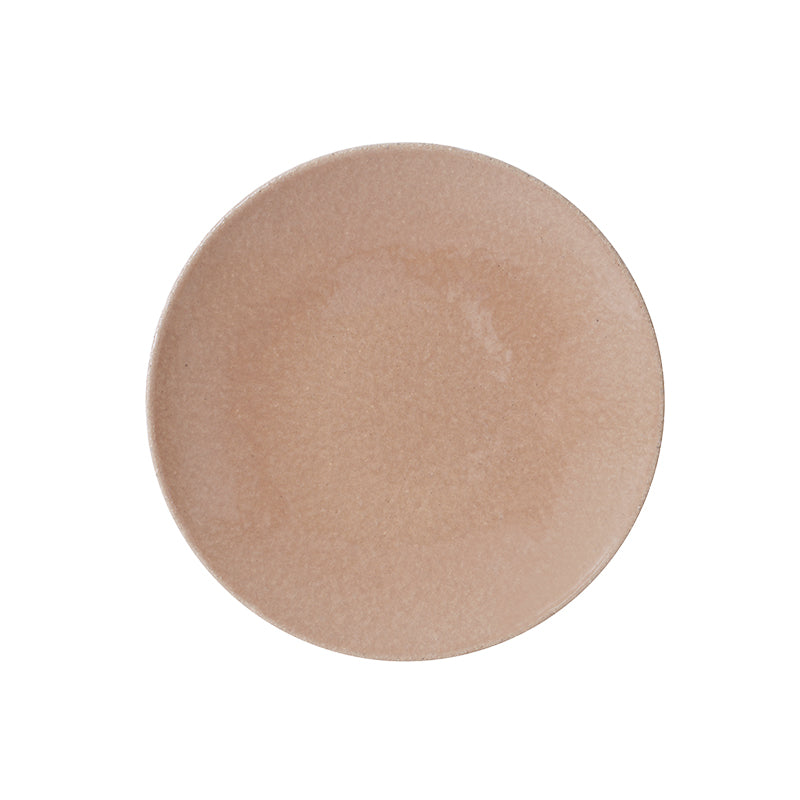 white peach dessert plate
