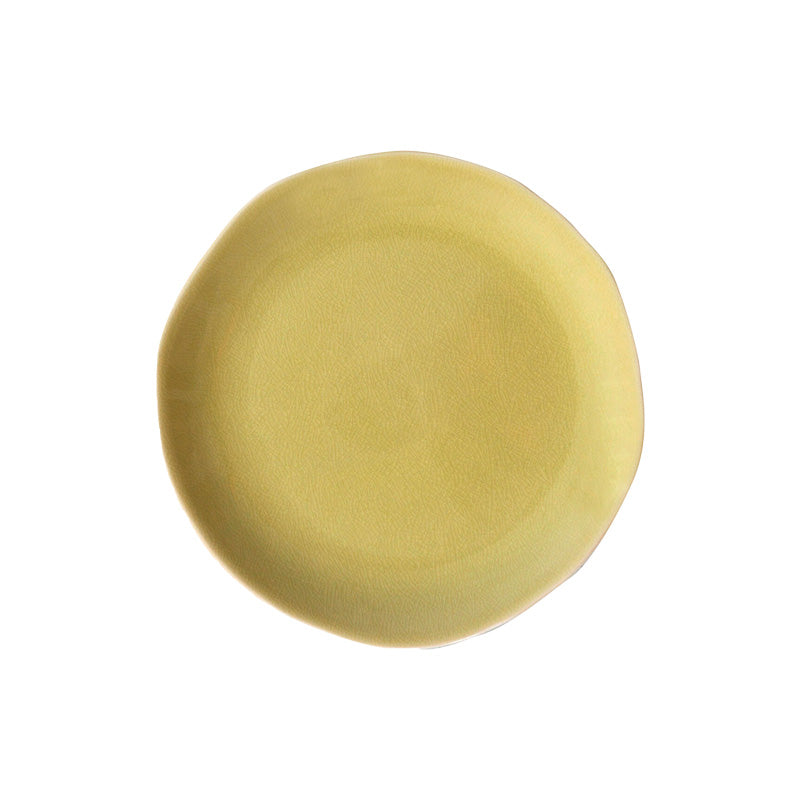 broom dessert plate