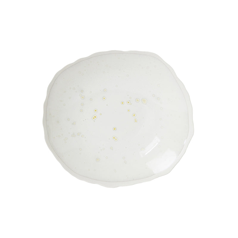 mother-of-pearl dessert plate