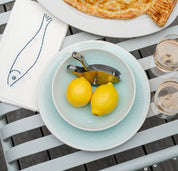 set de 6 assiettes plate sormiou-Jars Céramistes