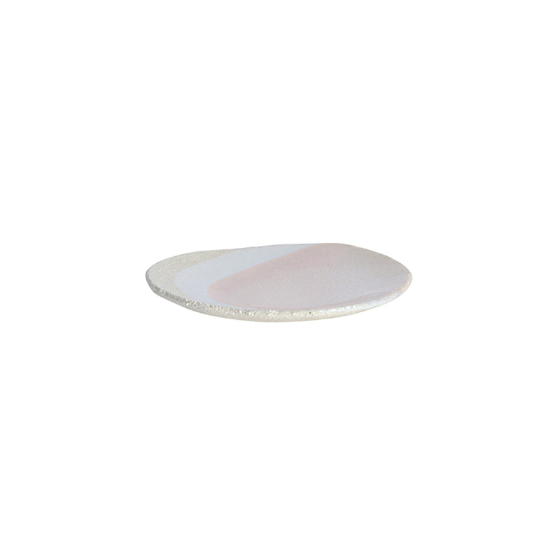 pink bread plate