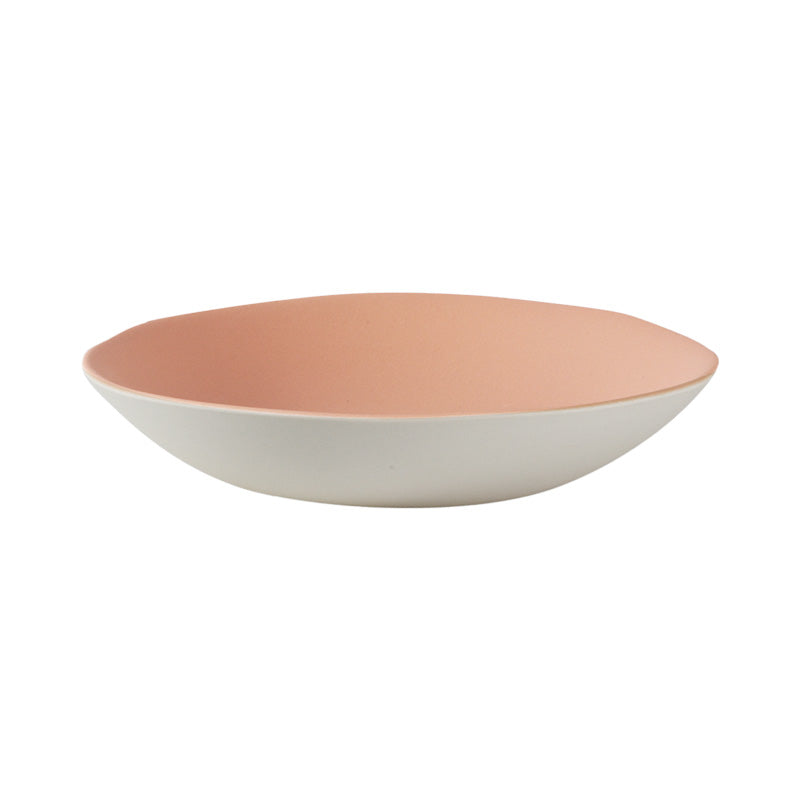 rhubarb pasta plate