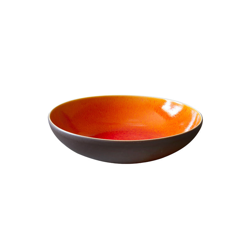 set de 6 assiettes pasta orange